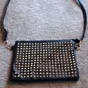 Charlotte Russe studded pleather crossbody